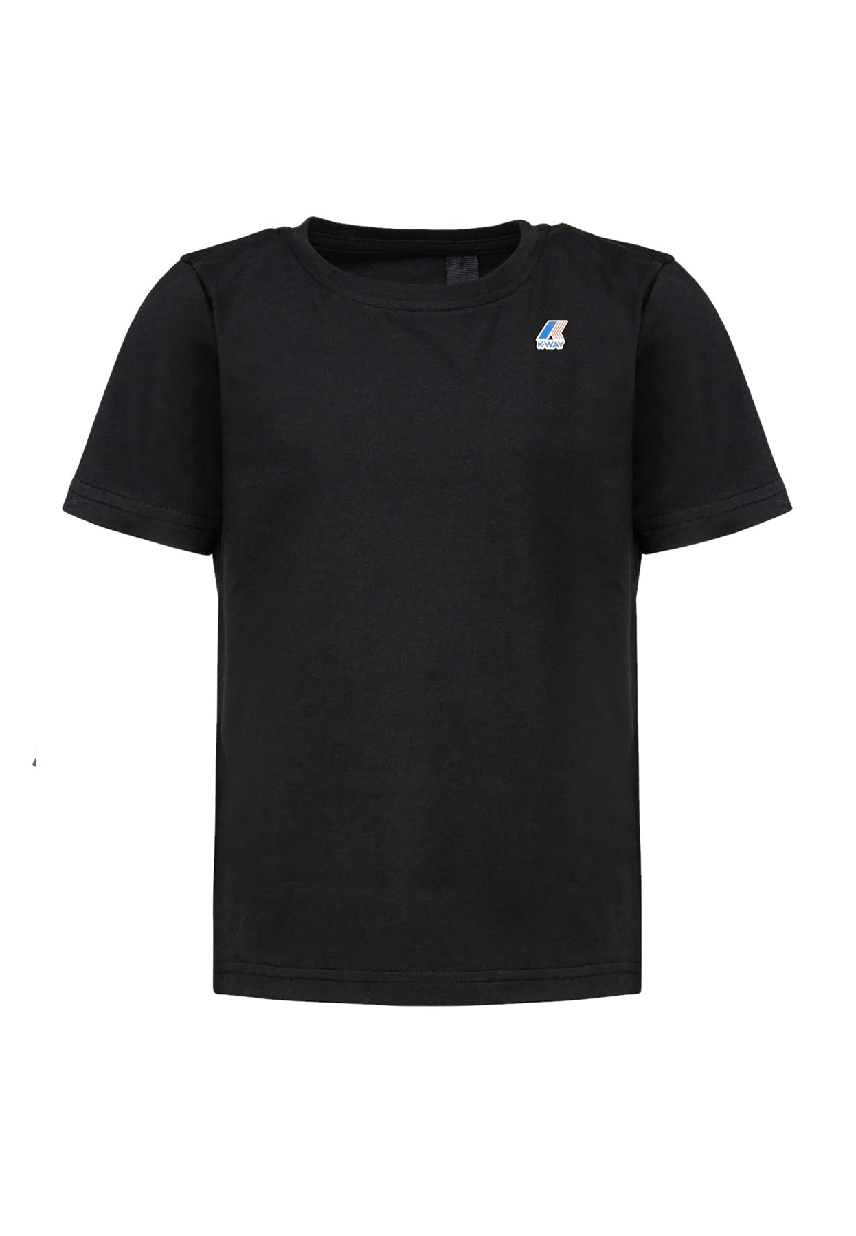 T-hirt bambino K-Way nera in cotone | ViaMonte Shop