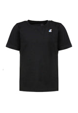 T-hirt bambino K-Way nera in cotone | ViaMonte Shop