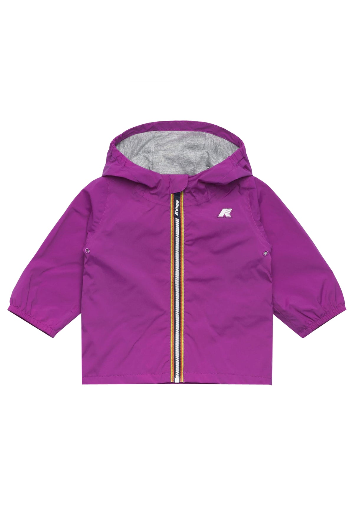 Giubbino neonata K-Way E. Jack Stretch fucsia in nylon | ViaMonte Shop