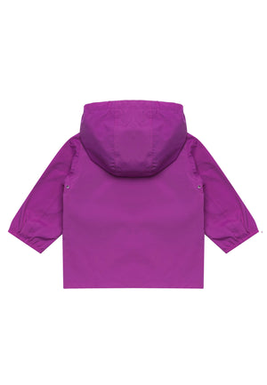 Giubbino neonata K-Way E. Jack Stretch fucsia in nylon | ViaMonte Shop