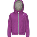 Giubbino bambina K-Way P.Lily Plus2 viola/beige in nylon | ViaMonte Shop