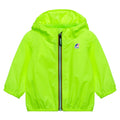 Giubbino bambino K-Way Le Vrai 3.0 Claude verde fluo in nylon | ViaMonte Shop