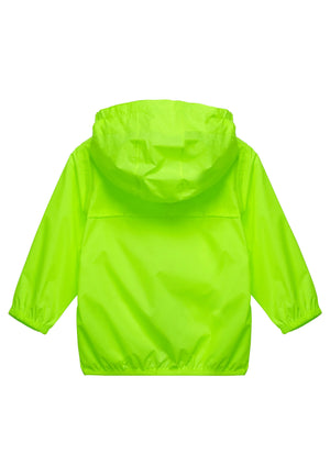 Giubbino bambino K-Way Le Vrai 3.0 Claude verde fluo in nylon | ViaMonte Shop