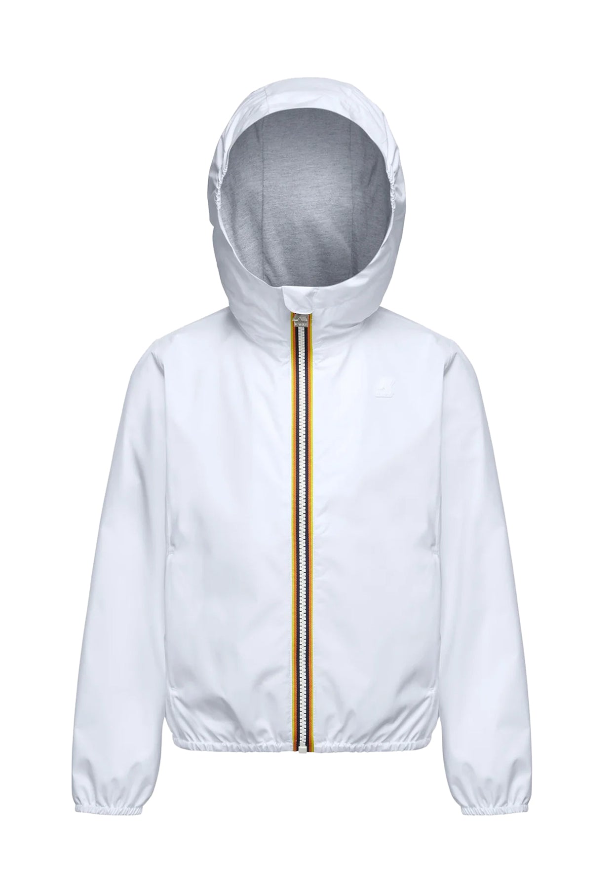 Giubbino bambina K-Way P.Lily bianco in tessuto tecnico | ViaMonte Shop