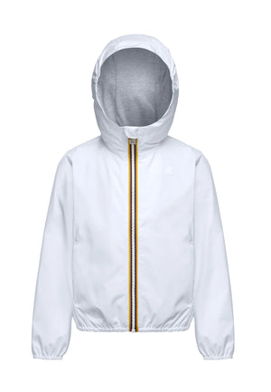 Giubbino bambina K-Way P.Lily bianco in tessuto tecnico | ViaMonte Shop