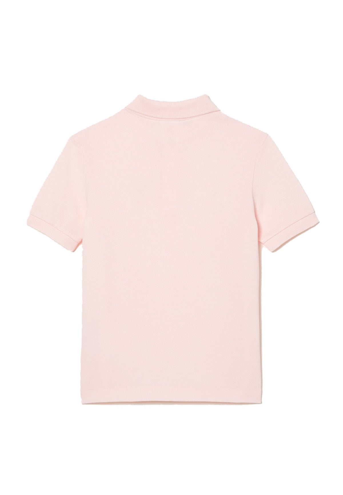 Polo bambino Lacoste rosa chiaro in piquet di cotone | ViaMonte Shop