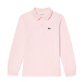 Polo bambino Lacoste rosa in piquet di cotone | ViaMonte Shop