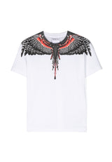 T-shirt bambino Marcelo Burlon County of Milan bianca in cotone | ViaMonte Shop