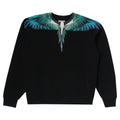 Felpa bambino Marcelo Burlon nera in cotone | ViaMonte Shop