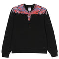 Felpa bambino Marcelo Burlon nera in cotone | ViaMonte Shop
