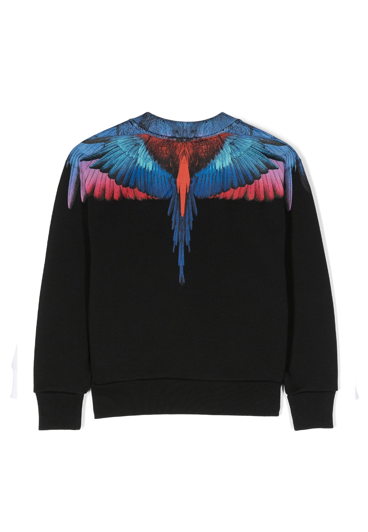 Felpa bambino Marcelo Burlon County of Milan nera in cotone organico | ViaMonte Shop