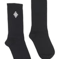Calzini bambino Marcelo Burlon County of Milan neri in misto cotone | ViaMonte Shop
