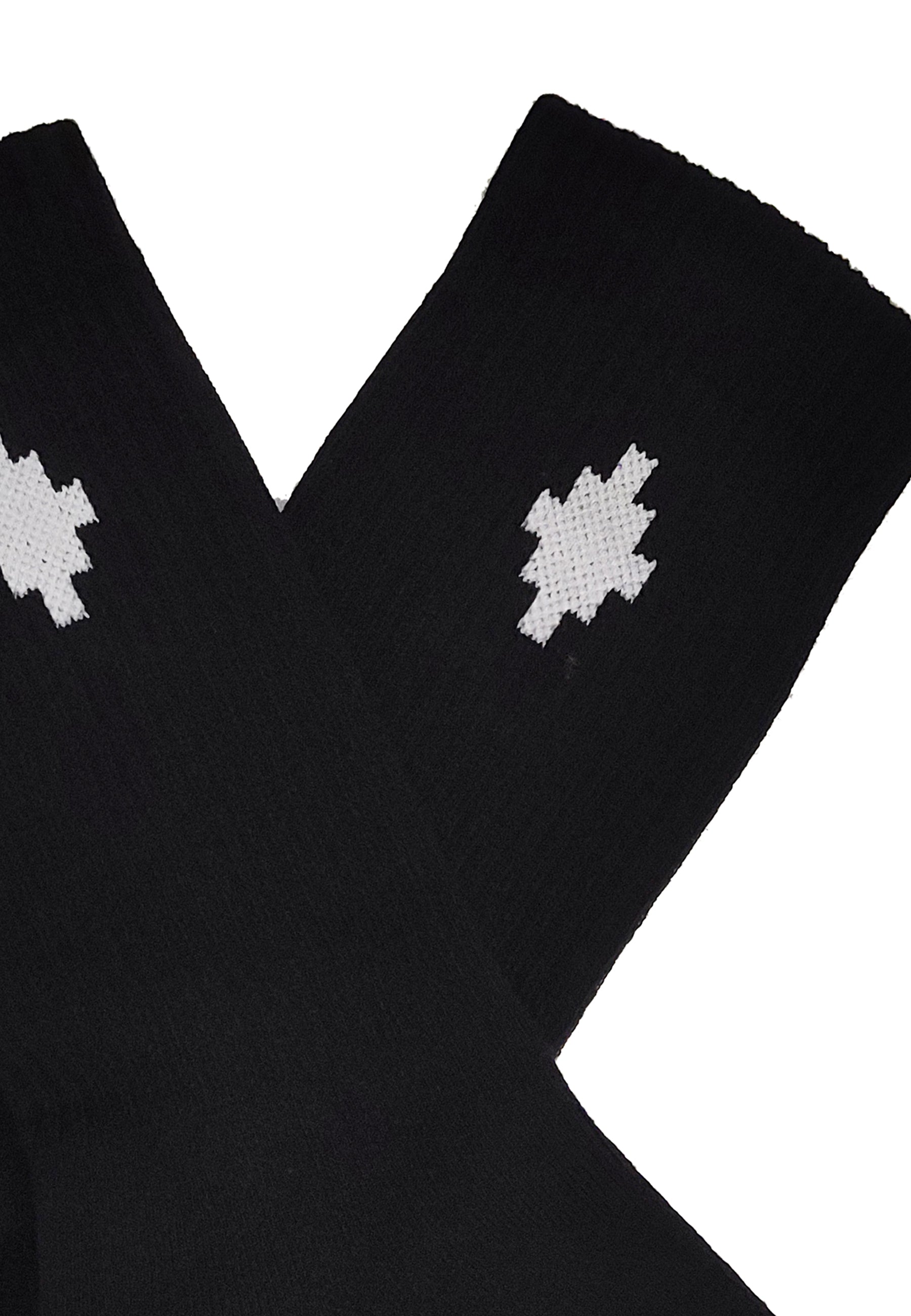 Calzini bambino Marcelo Burlon neri in misto cotone | ViaMonte Shop