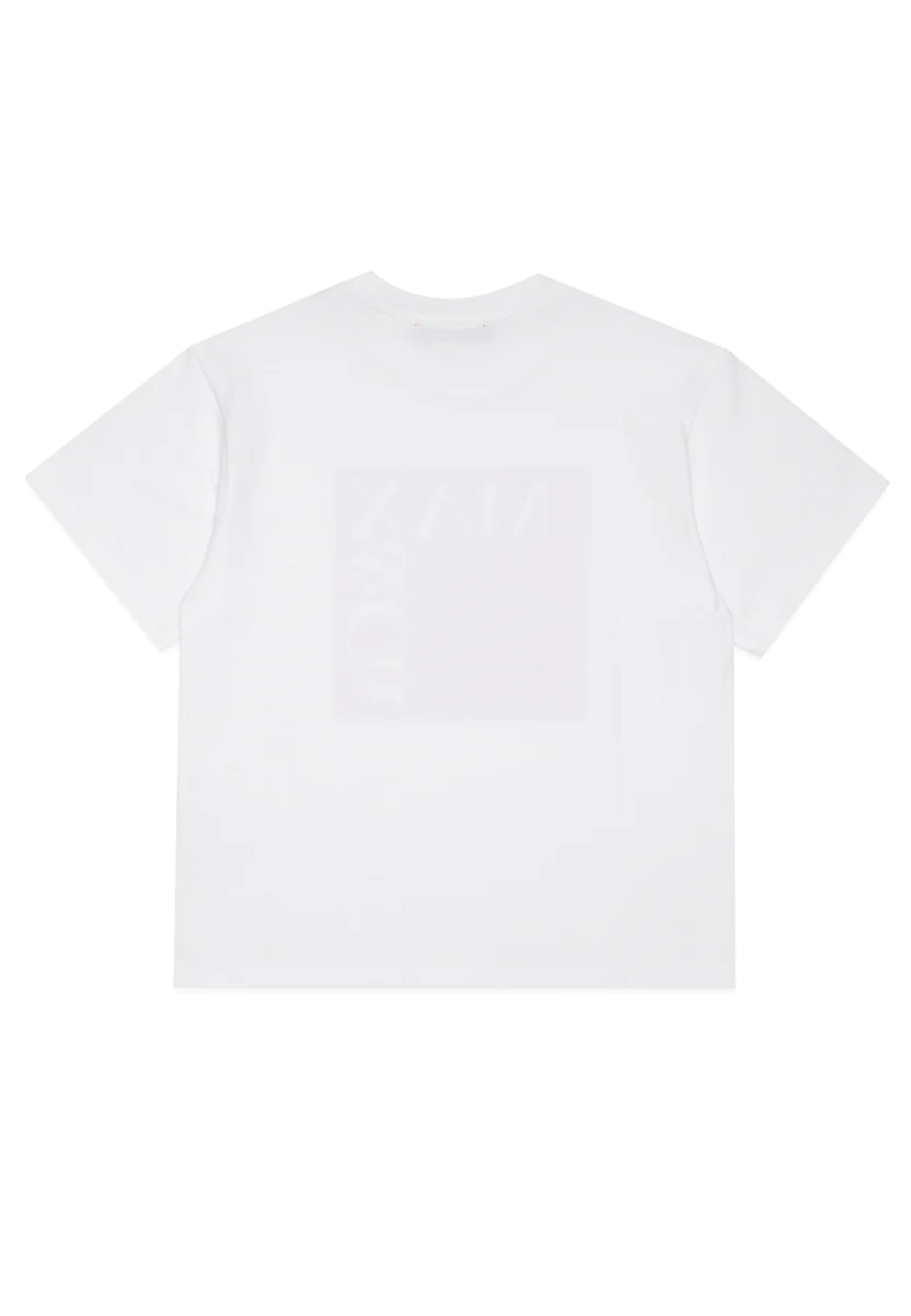 T-shirt bambina Max&Co bianca/rosa in cotone | ViaMonte Shop