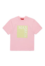 T-shirt bambina Max&Co rosa in cotone | ViaMonte Shop