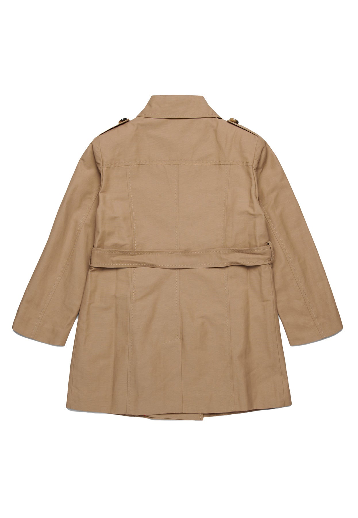 Max&Co trench beige bambina in cotone tecnico | ViaMonte Shop