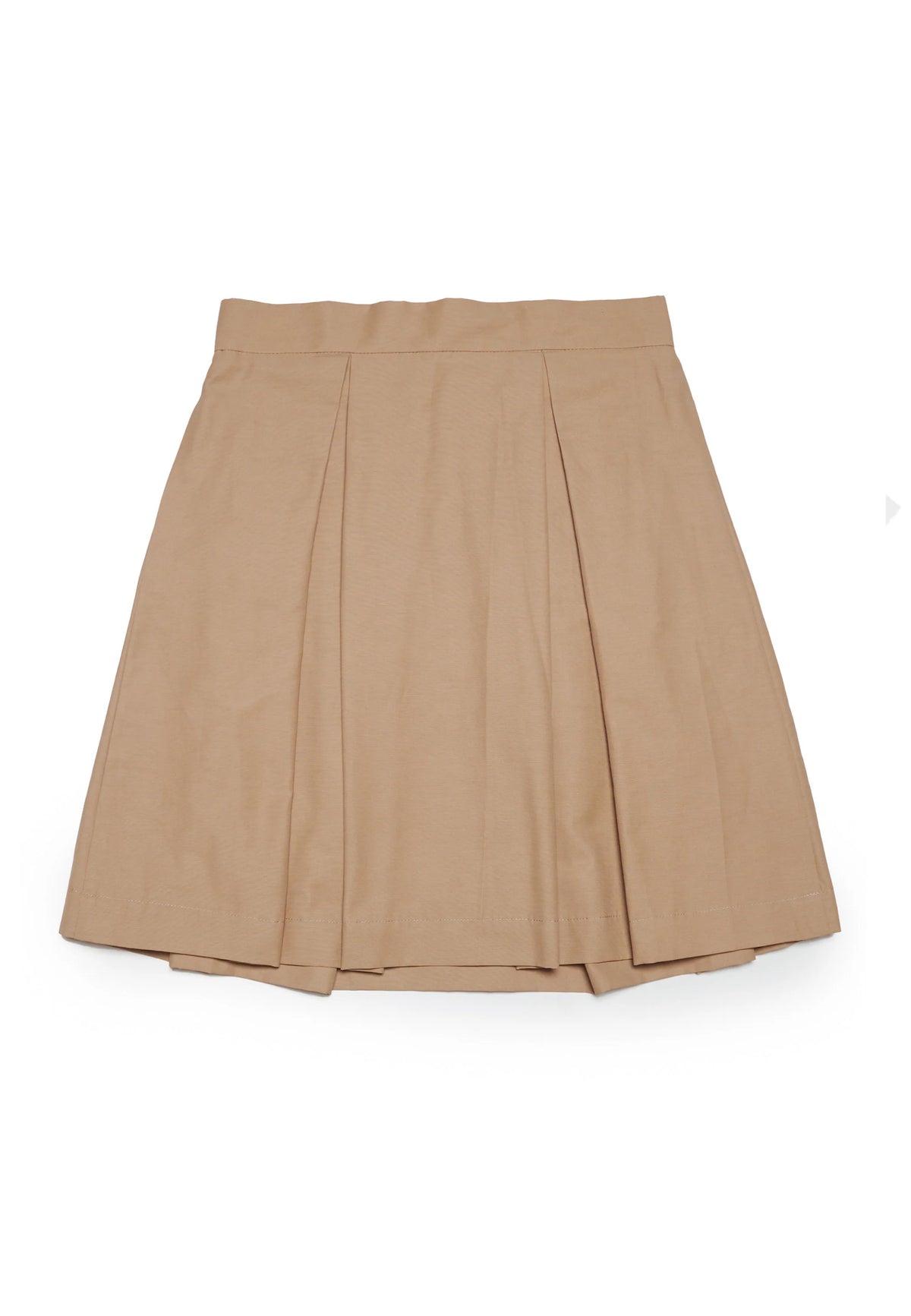 Gonna bambina Max&Co beige in cotone tecnico | ViaMonte Shop