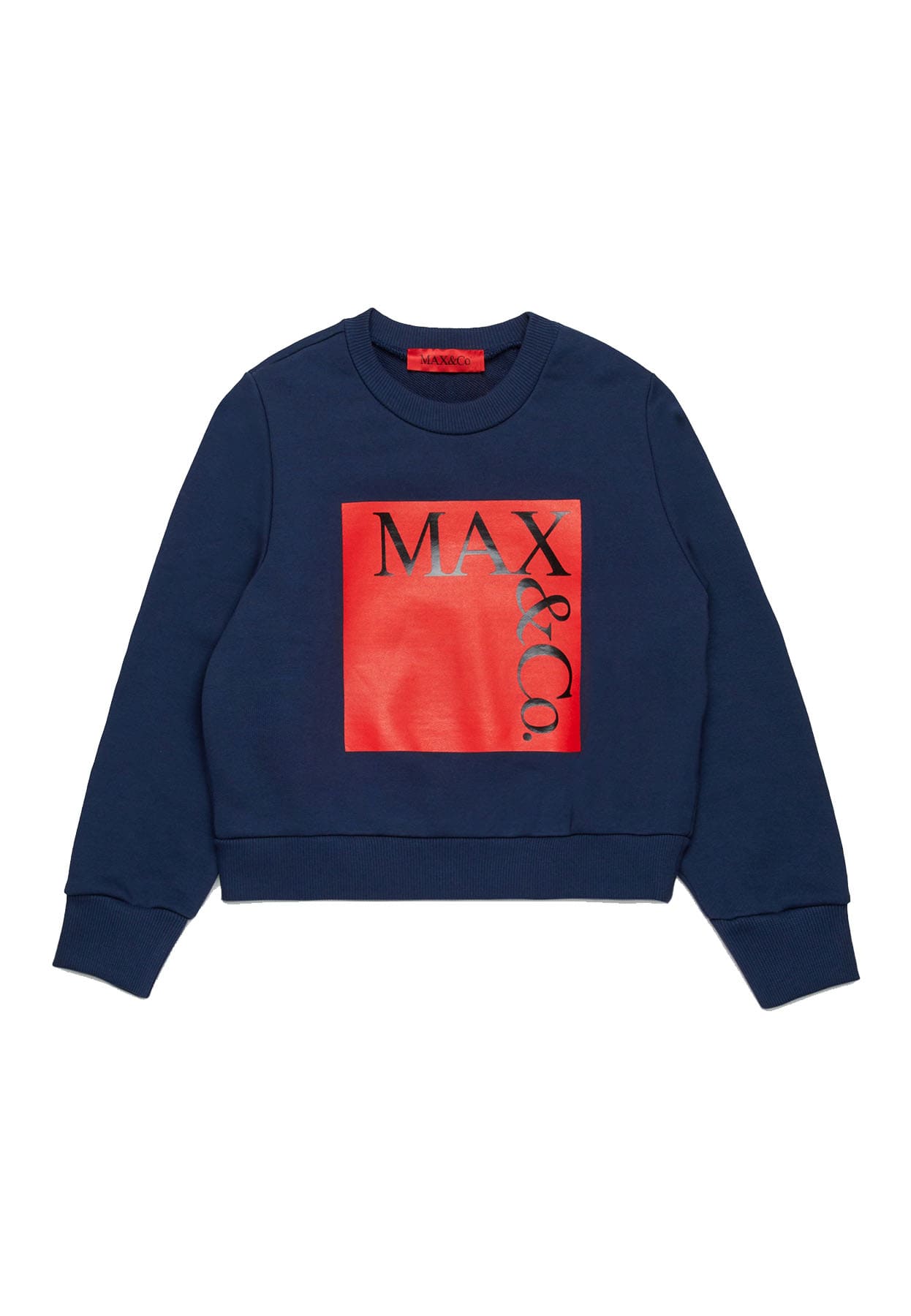 Felpa bambina Max&Co blu in cotone | ViaMonte Shop