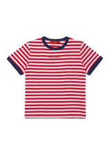 T-shirt bambina Max&Co bianca/rossa in cotone | ViaMonte Shop