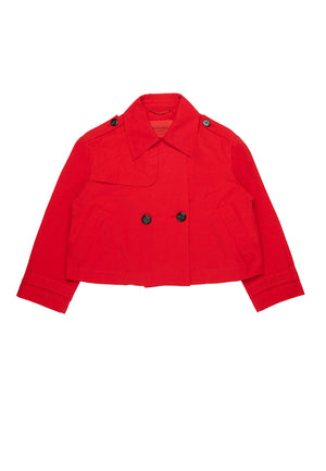 Giacca bambina Max&Co rossa in cotone tecnico | ViaMonte Shop