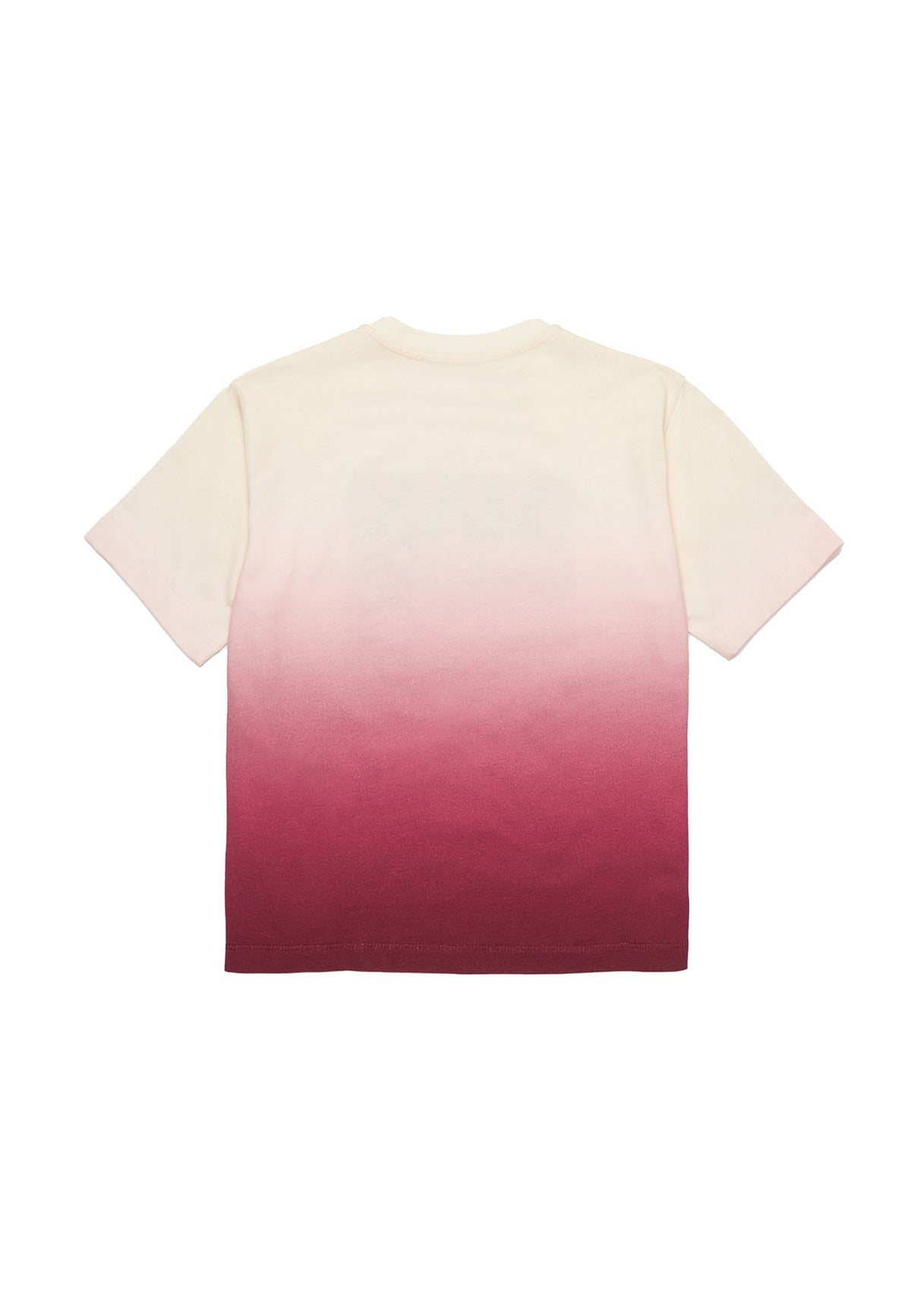 T-shirt bambina Max&Co panna/bordeaux in jersey cotone | ViaMonte Shop