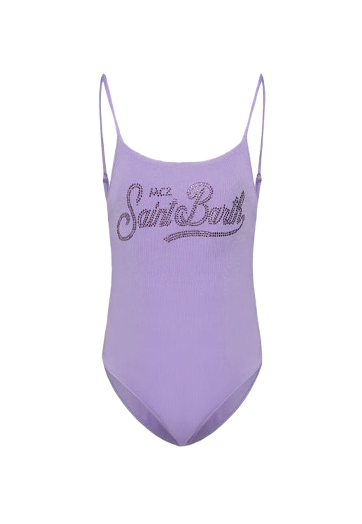 Costume bambina MC2 Saint Barth viola in nylon | ViaMonte Shop