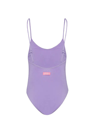 Costume bambina MC2 Saint Barth viola in nylon | ViaMonte Shop