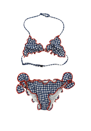 Costume bambina MC2 Saint Barth blu | ViaMonte Shop