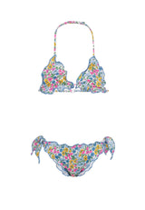 Costume bambina MC2 Saint Barth multicolor in nylon | ViaMonte Shop