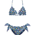 Costume bambina MC2 Saint Barth blu in nylon | ViaMonte Shop