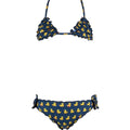 Costume bambina MC2 Saint Barth blu in nylon | ViaMonte Shop