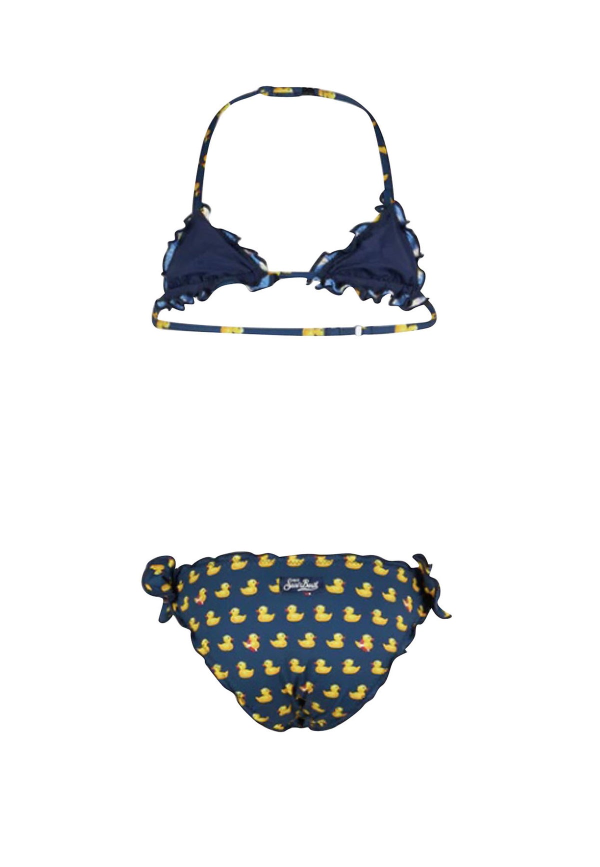 Costume bambina MC2 Saint Barth blu in nylon | ViaMonte Shop