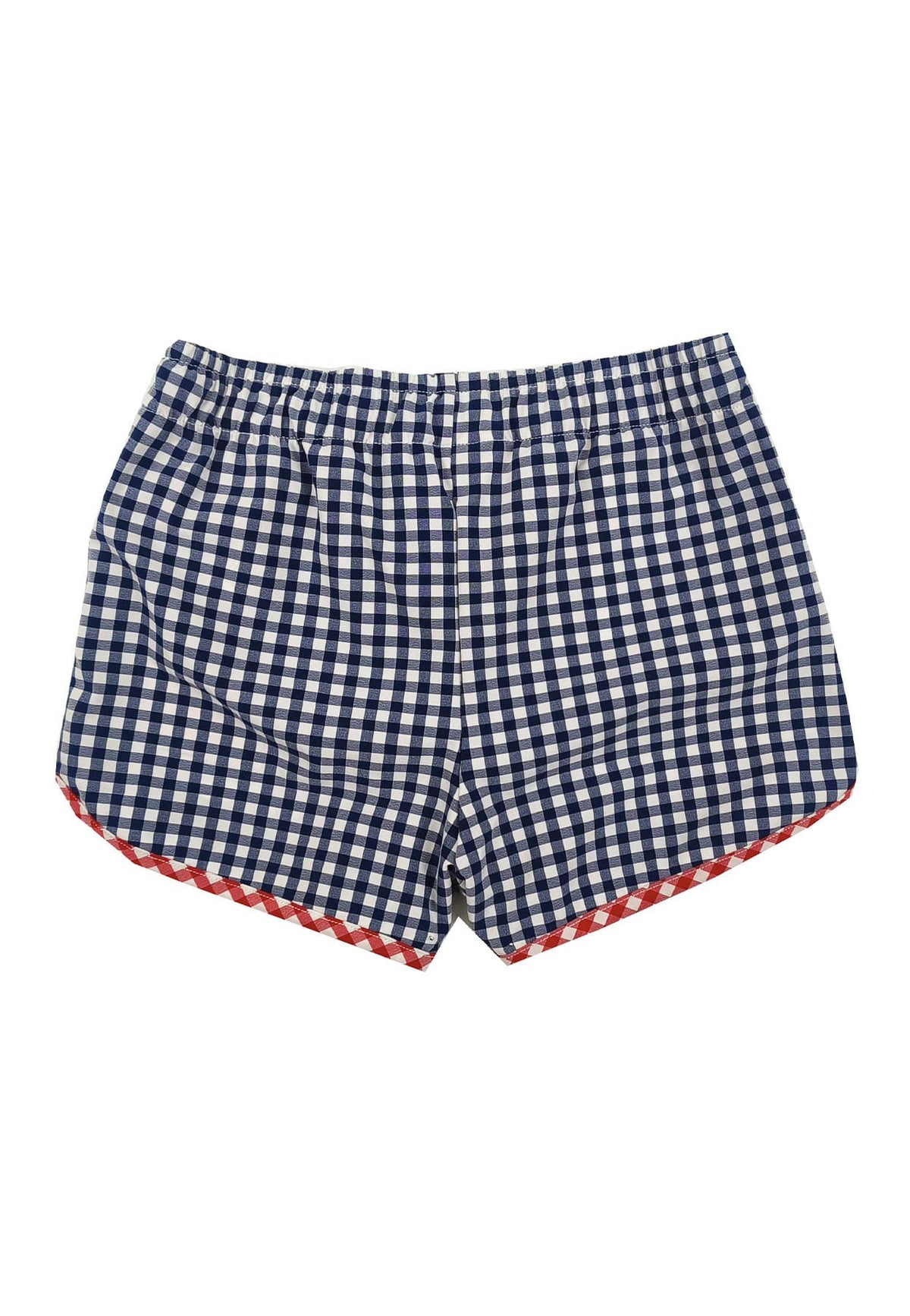 Shorts bambina MC2 Saint Barth kids vichy in tessuto tecnico | ViaMonte Shop