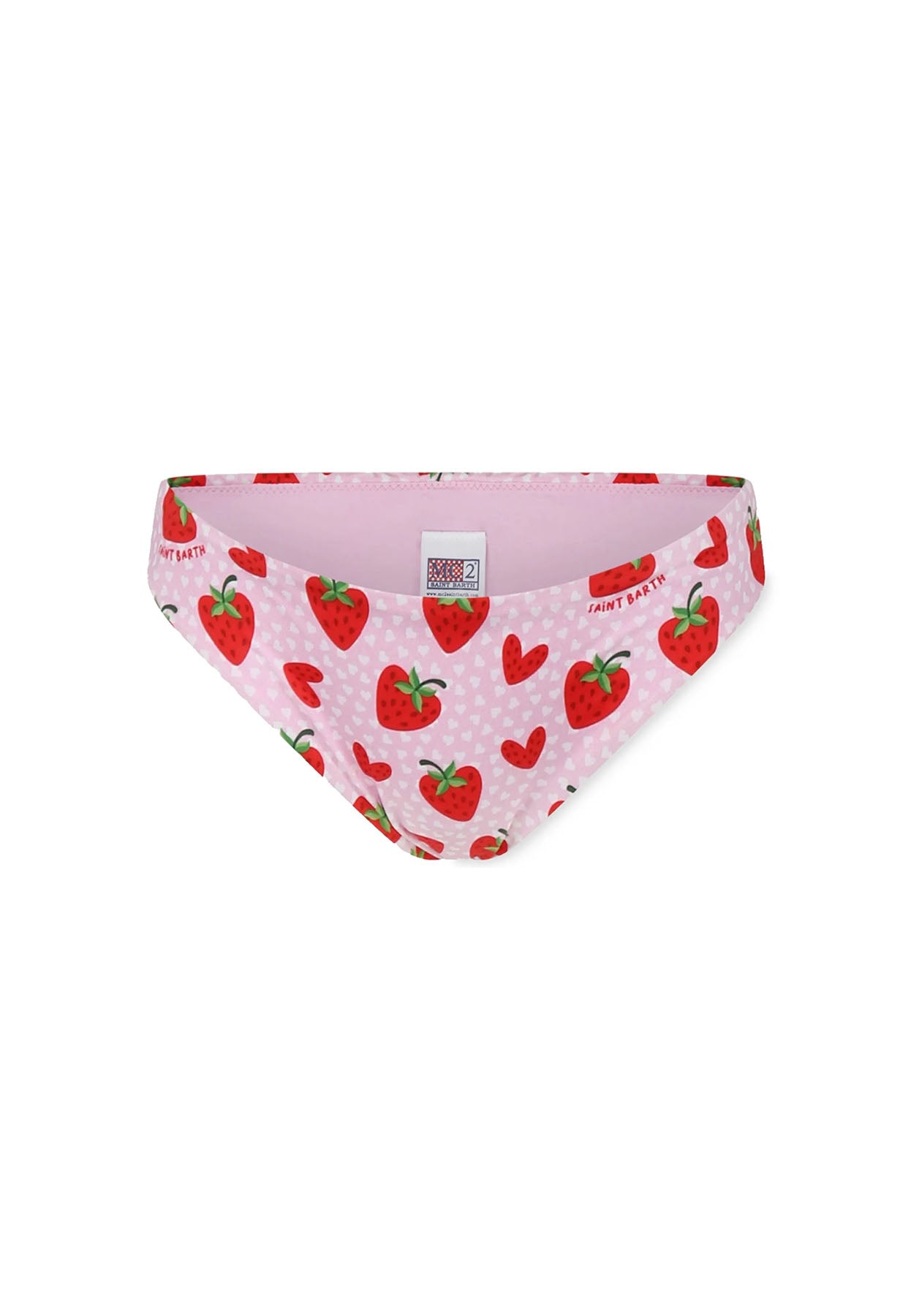 Costume bambina MC2 Saint Barth rosa in nylon | ViaMonte Shop