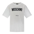 Maxi t-shirt bambino Moschino Kids bianca in cotone