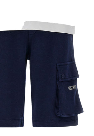 Completo bambino Moschino Kids bianco/blu in cotone
