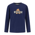 T-shirt bambino Moschino Kids blu in cotone | ViaMonte Shop