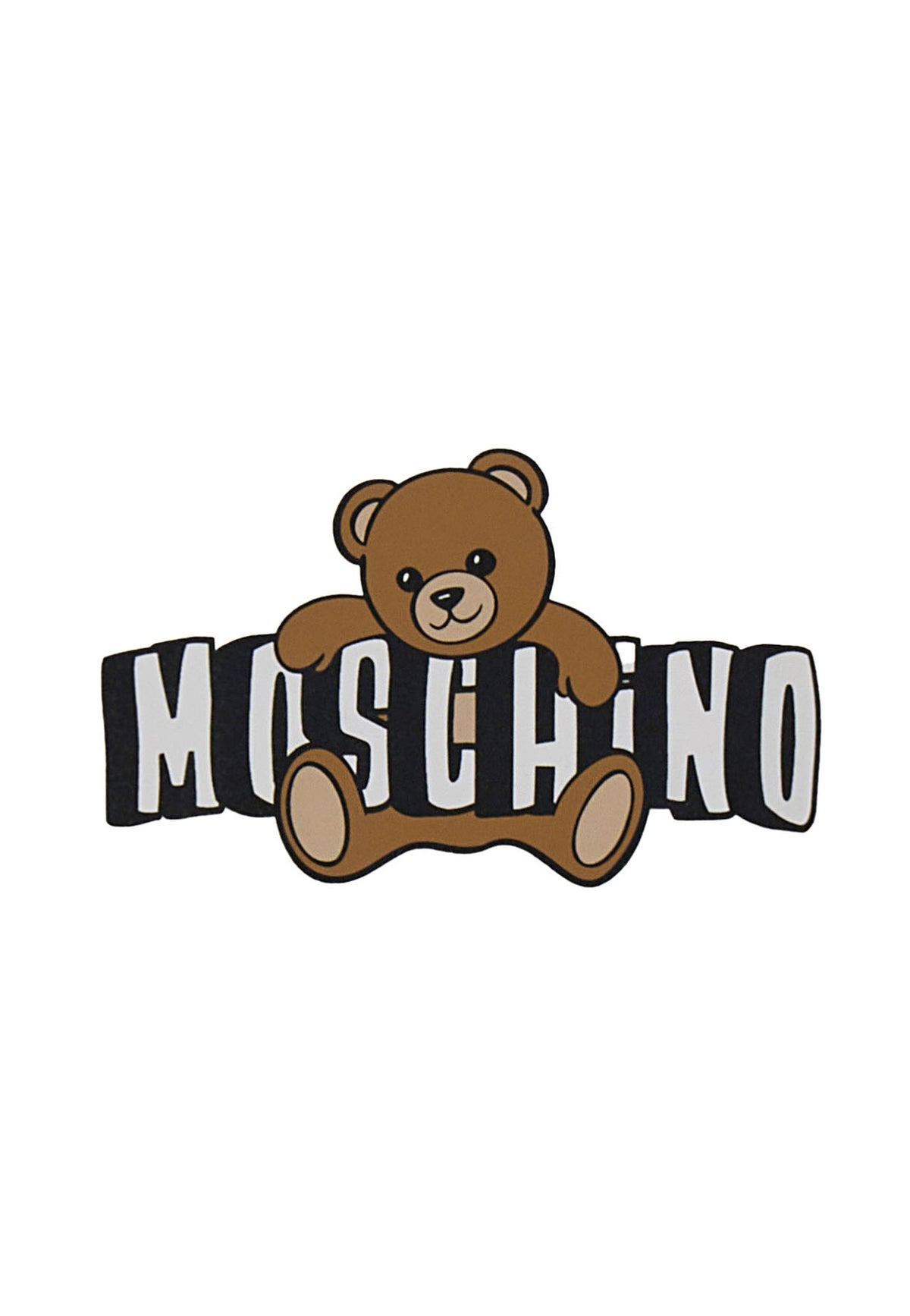 T-shirt bambino Moschino Kids bianca in cotone