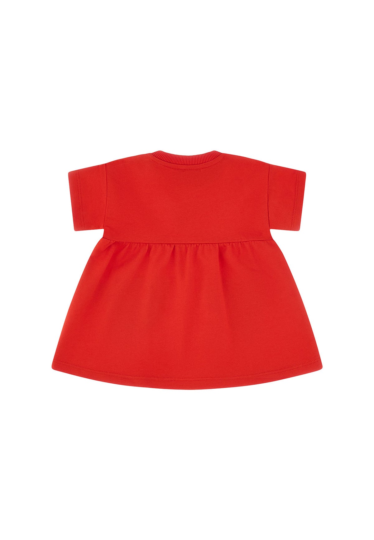 Vestito bambina Moschino Kids rosso in cotone