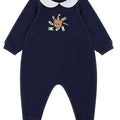 Coordinato neonato Moschino kids blu in cotone