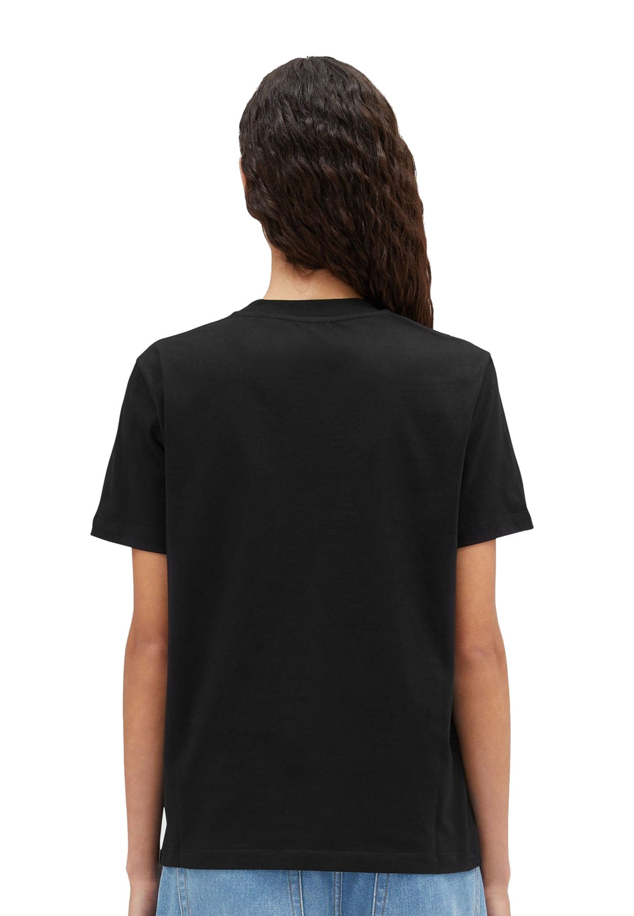 T-shirt bambino MSGM nera in cotone | ViaMonte Shop