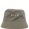 Cappello bambina MSGM beige in nylon | ViaMonte Shop