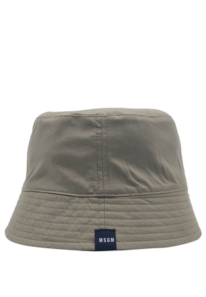 Cappello bambina MSGM beige in nylon | ViaMonte Shop
