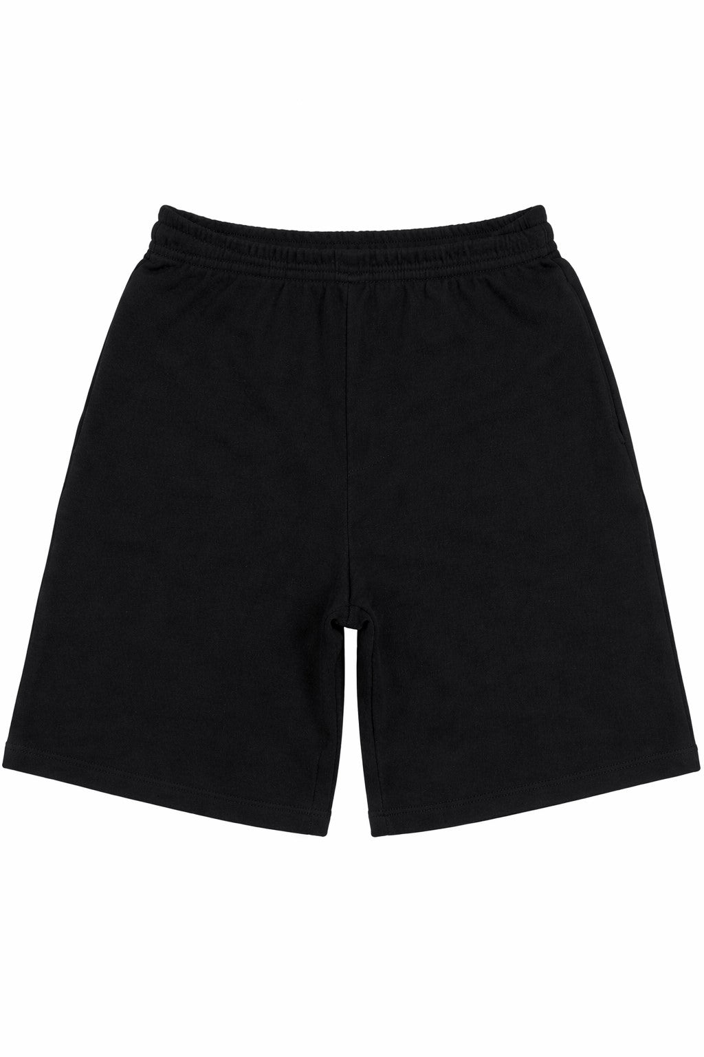 Bermuda bambino MSGM nero in felpa di cotone