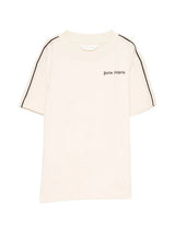 T-shirt bambino Palm Angels sabbia in jersey di cotone | ViaMonte Shop