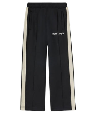 Pantalone sportivo bambino Palm Angels nero in in misto cotone | ViaMonte Shop
