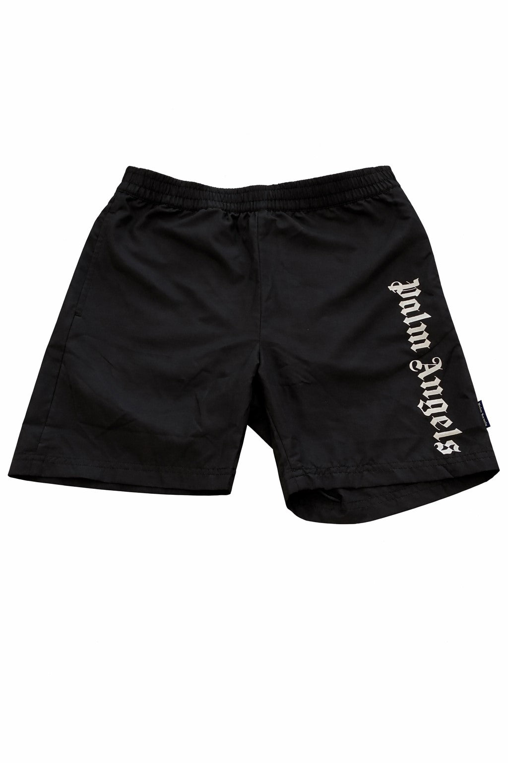 Costume boxer bambino Palm Angels nero in tessuto tecnico | ViaMonte Shop