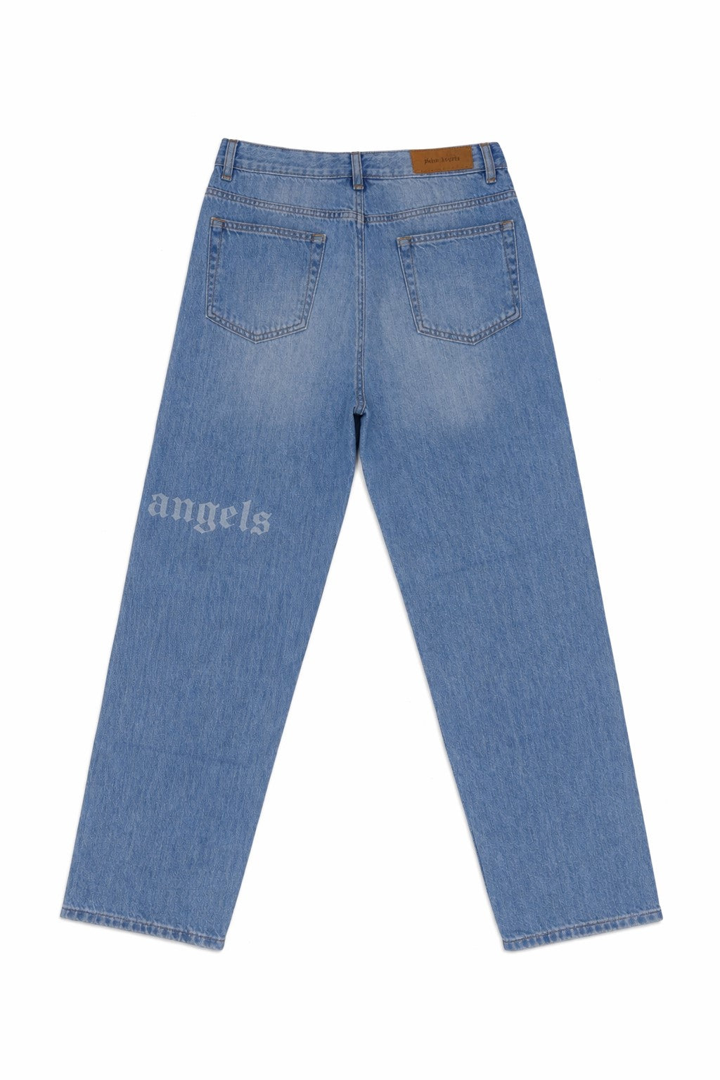 Jeans baggy bambino Palm Angels kids in denim medium