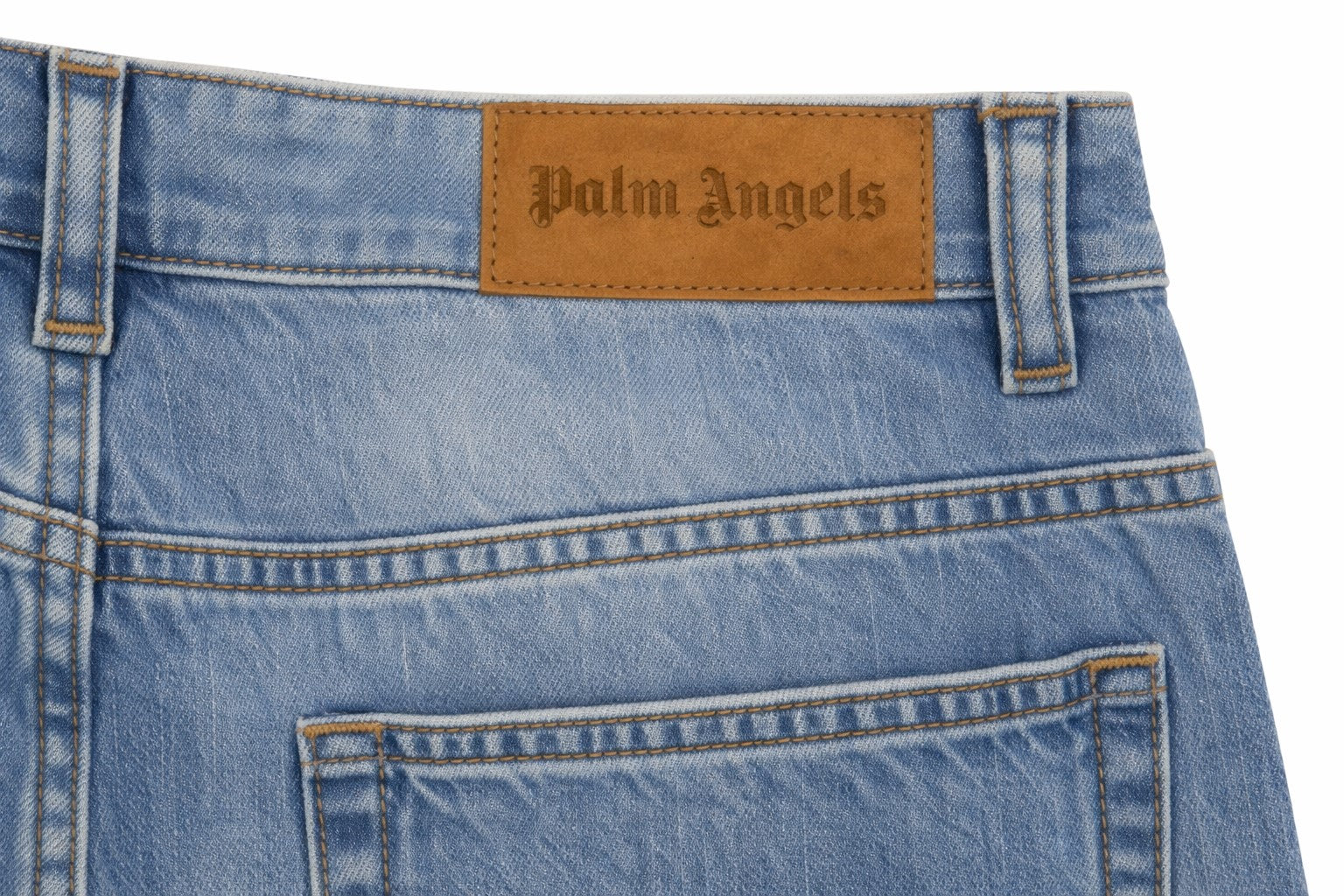 Jeans baggy bambino Palm Angels kids in denim medium