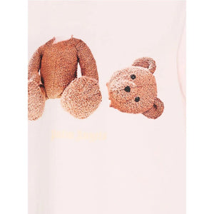 T-shirt bambina Palm Angels rosa in jersey di cotone | ViaMonte Shop